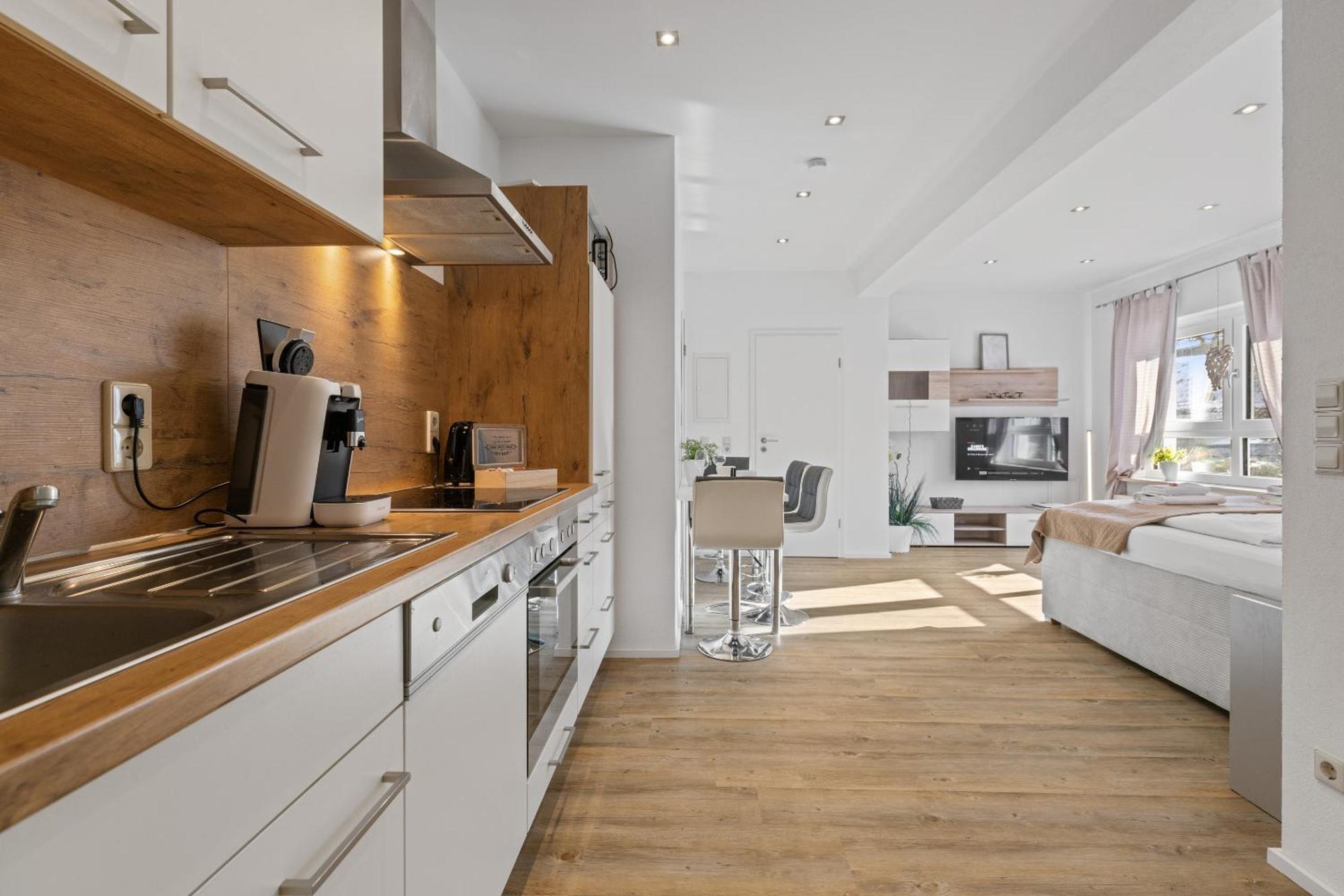 Goldcream Suites - Modern - Netflix - Free Parking Günzburg Eksteriør bilde
